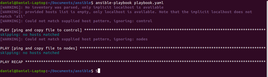 ansible hosts fail